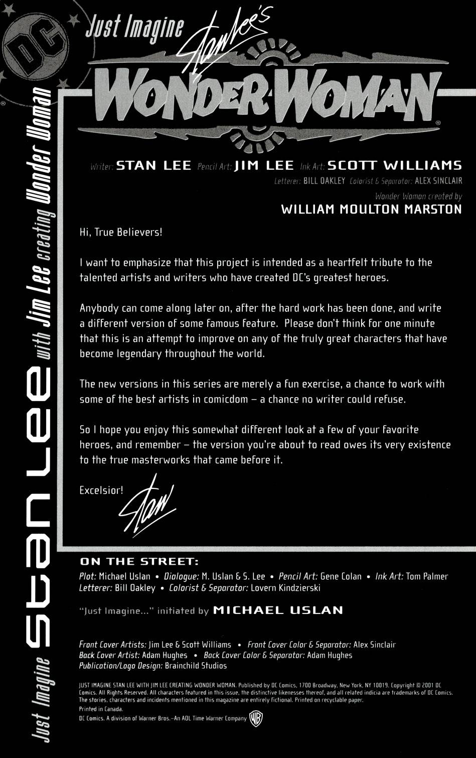 试想一下斯坦李的神奇女侠全1卷图