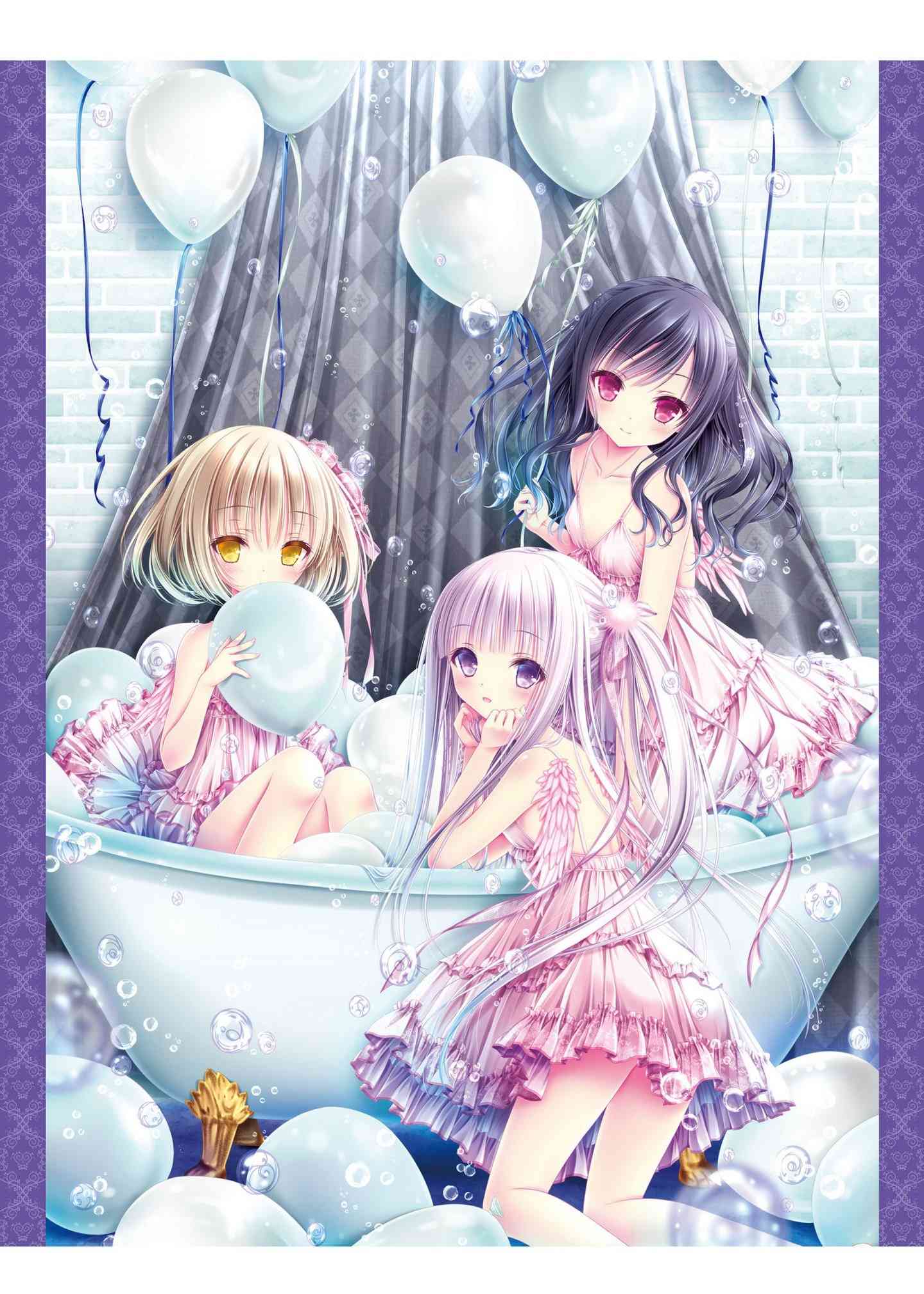 天使的three pieces！画集Sextet Tea Party图