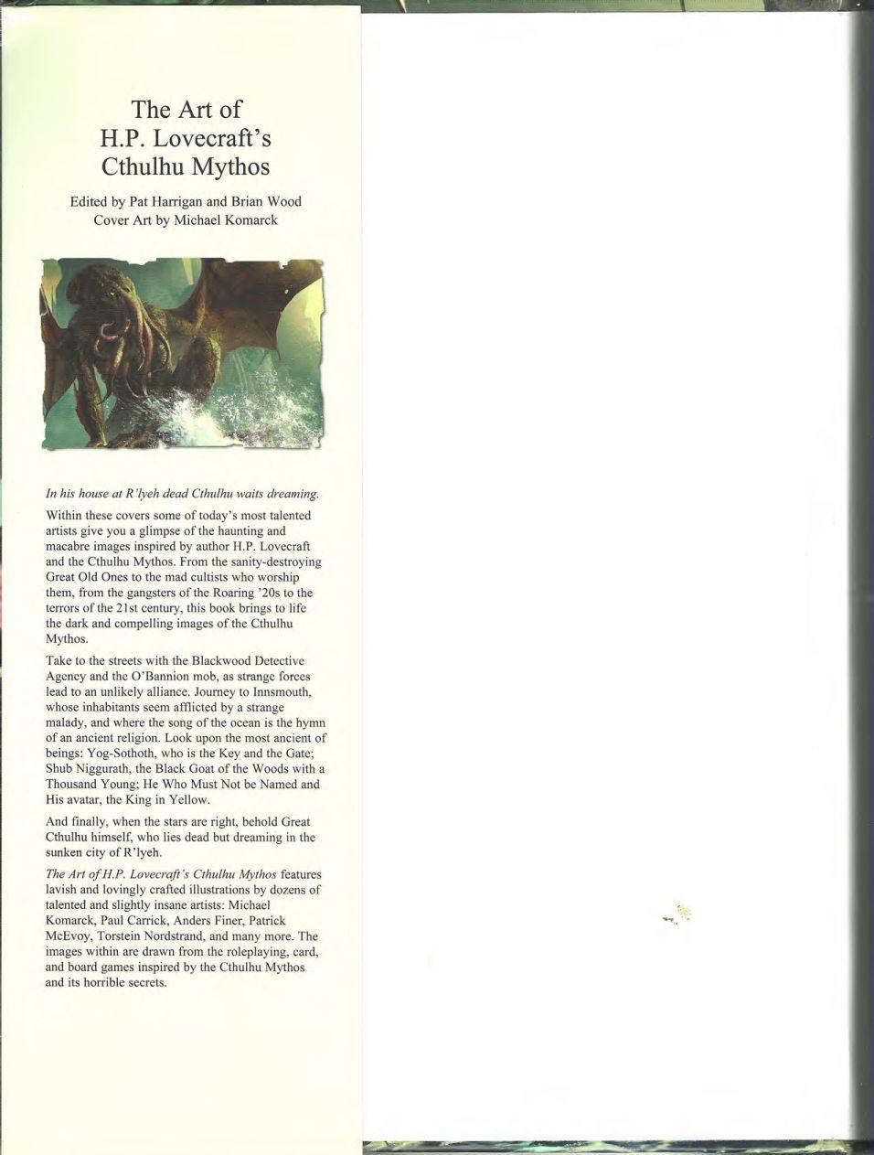 The Art of H.P. Lovecraft's Cthulhu Mythos1卷图