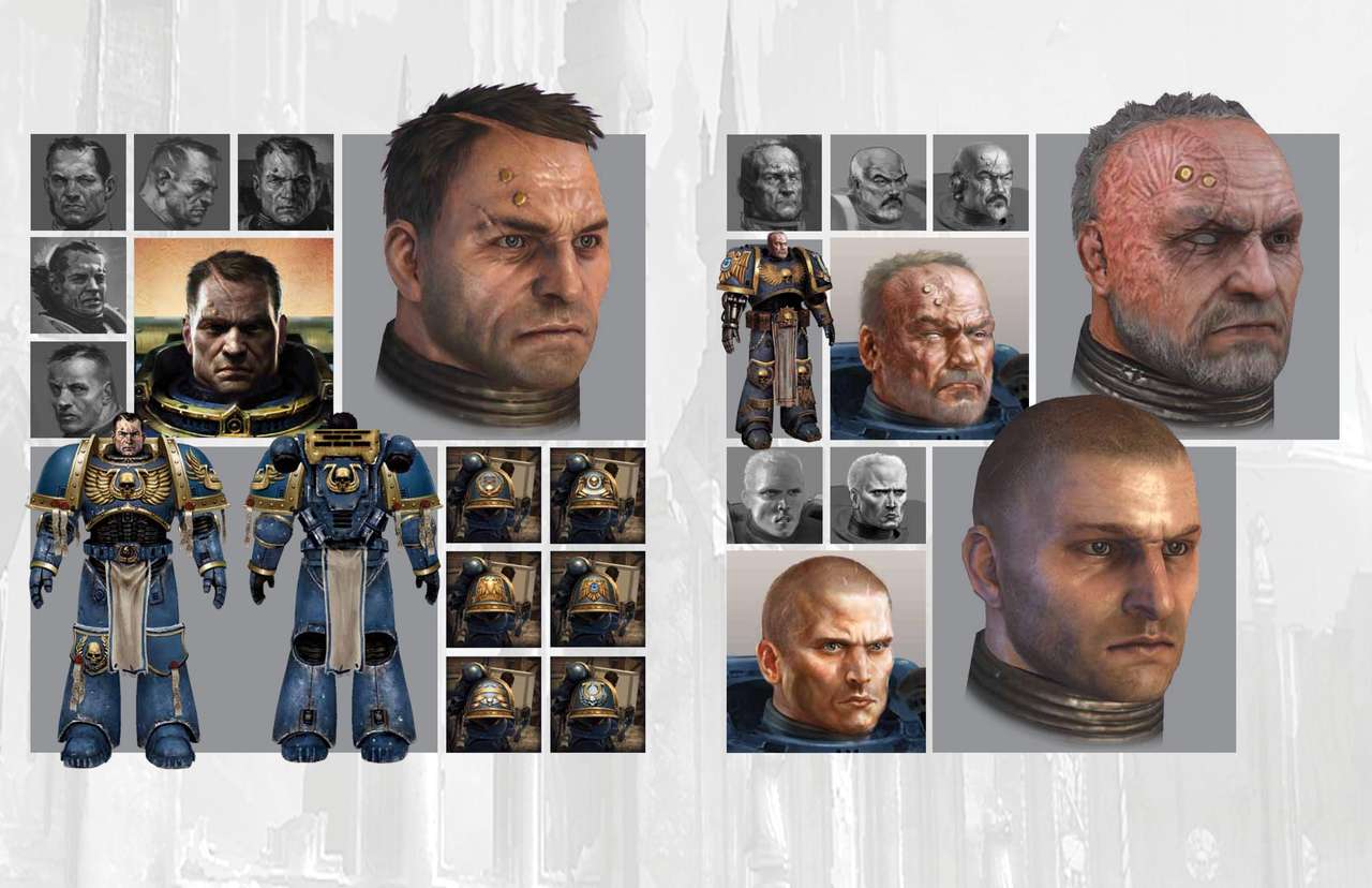 The Art Of Warhammer 40000 Space Marine 1卷 第4页