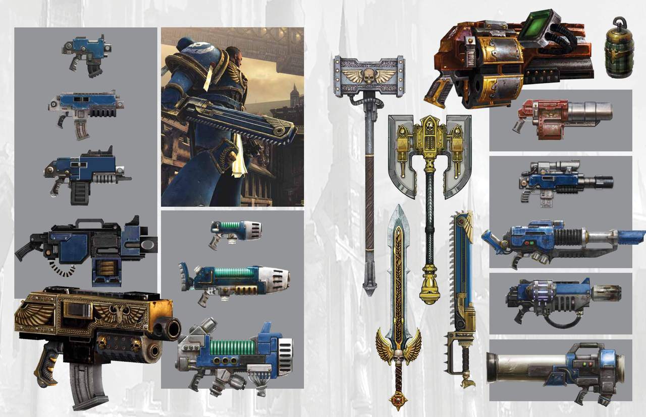 The Art Of Warhammer 40000 Space Marine 1卷 第6页