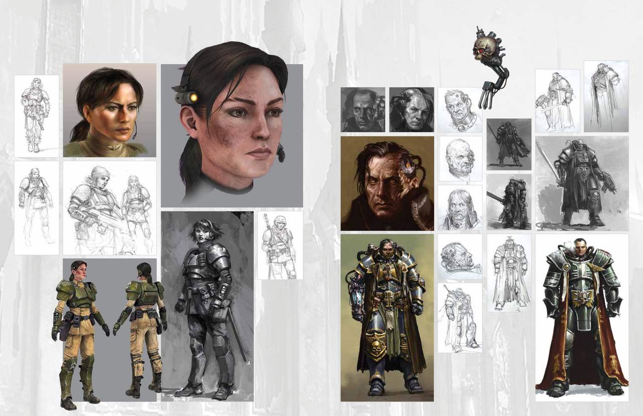 The Art Of Warhammer 40000 Space Marine 1卷 第7页