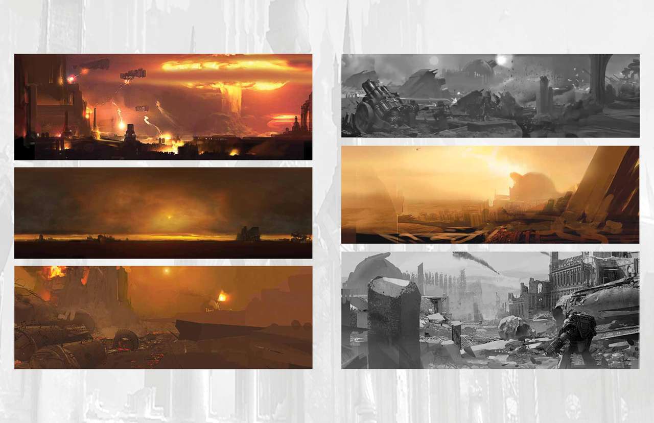 The Art Of Warhammer 40000 Space Marine 1卷 第11页