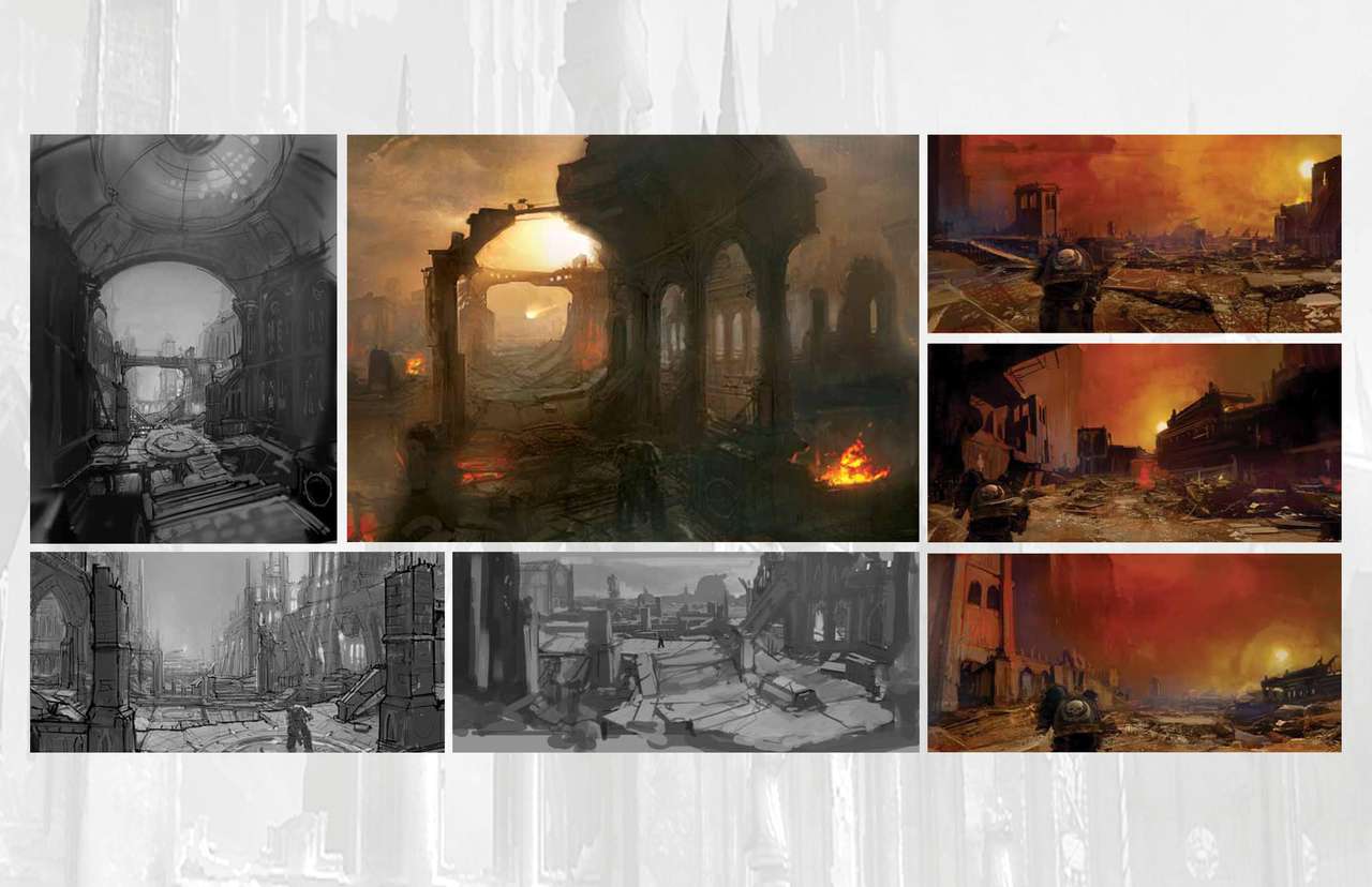 The Art Of Warhammer 40000 Space Marine 1卷 第12页