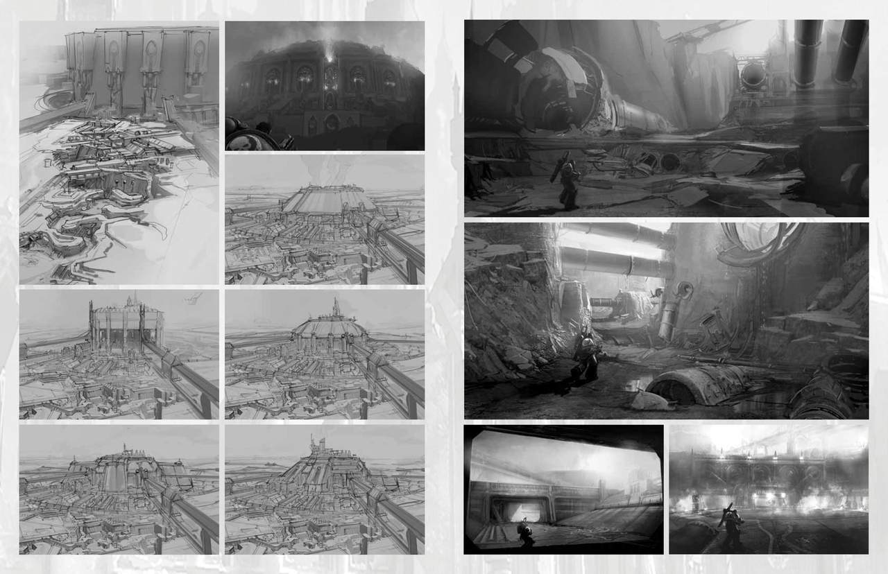 The Art Of Warhammer 40000 Space Marine 1卷 第30页