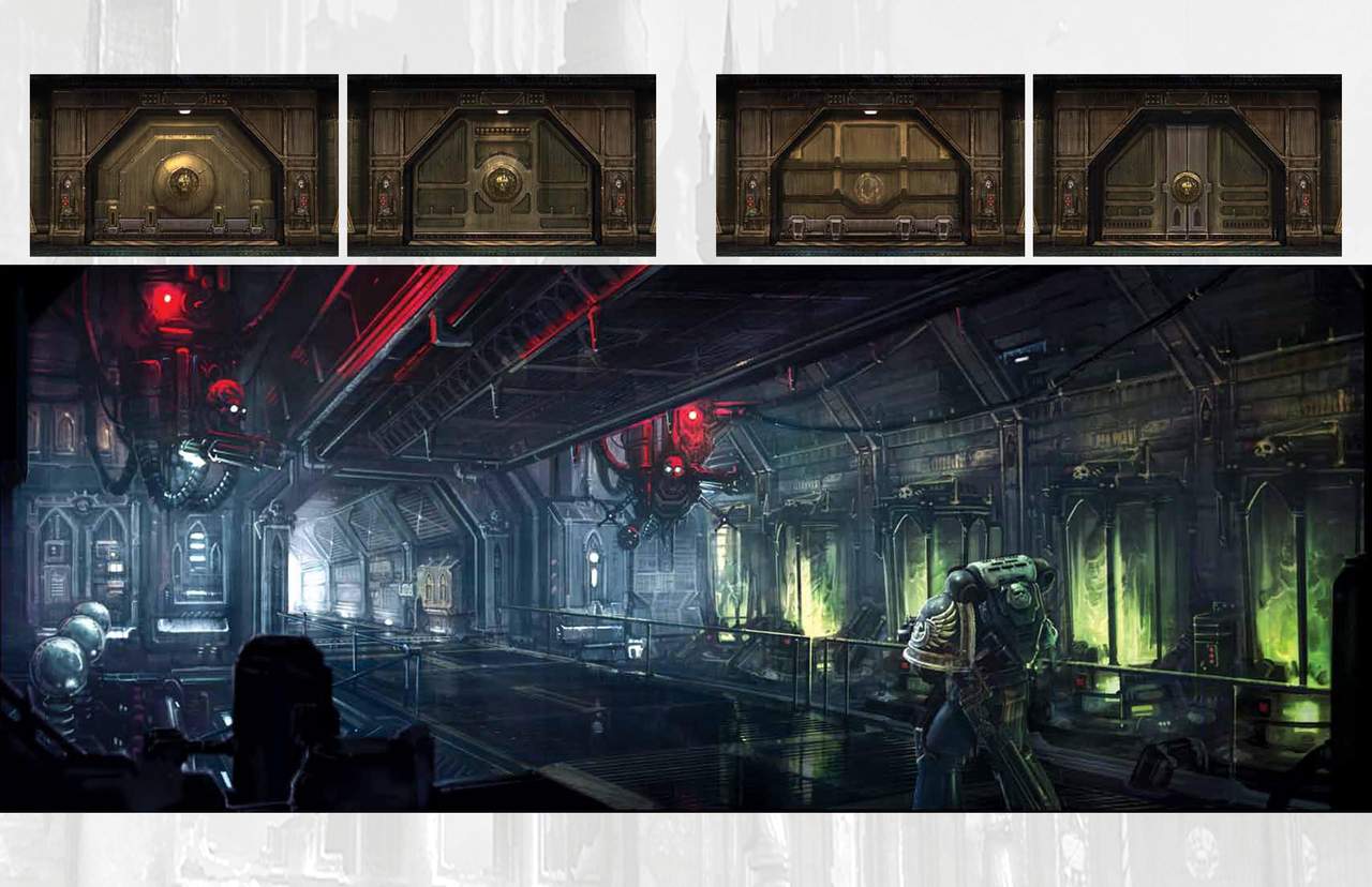 The Art Of Warhammer 40000 Space Marine 1卷 第32页