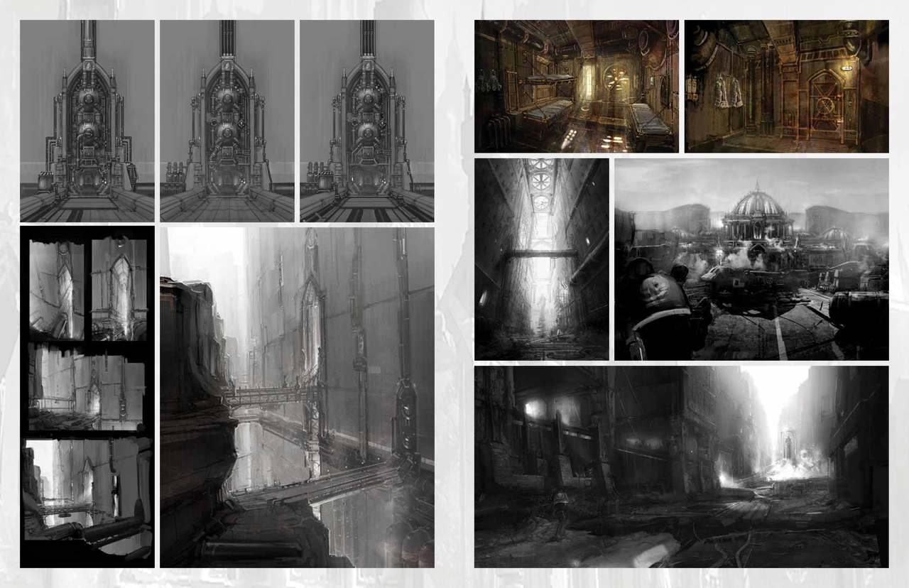 The Art Of Warhammer 40000 Space Marine 1卷 第36页