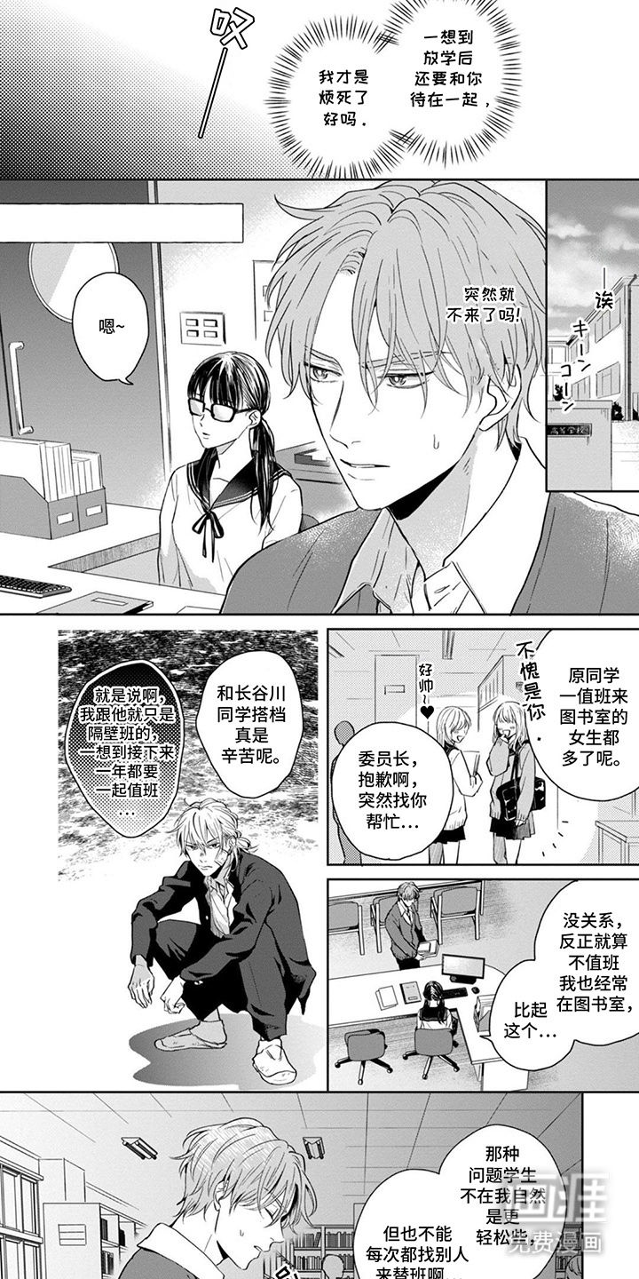 图书室的忠犬漫画-图2