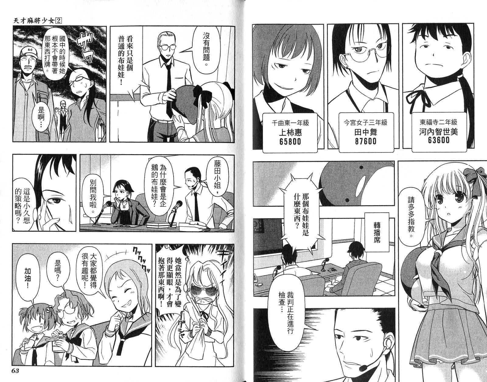 天才麻将少女 第2卷 第34页