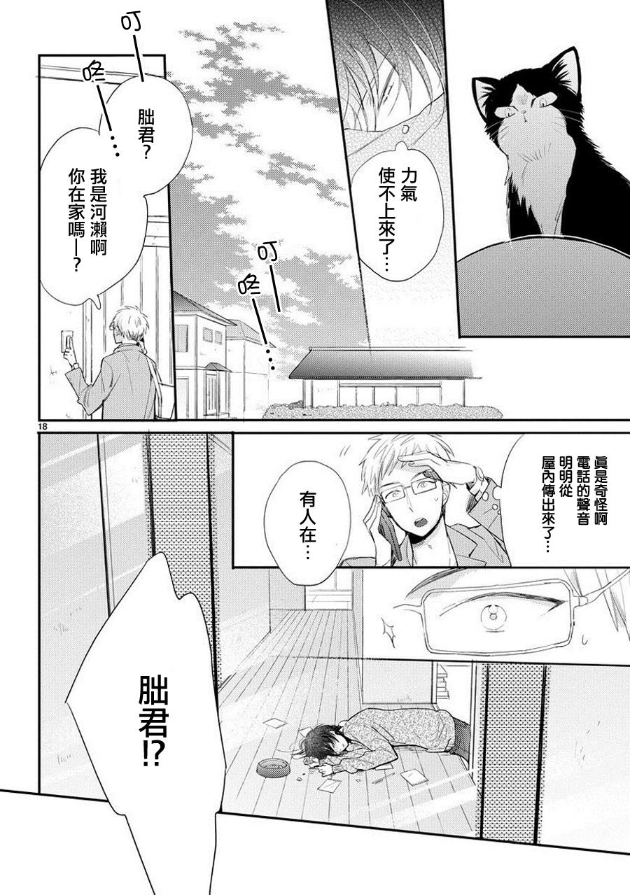 同居人时而在腿上、时而跑到脑袋上 第1话 第17页