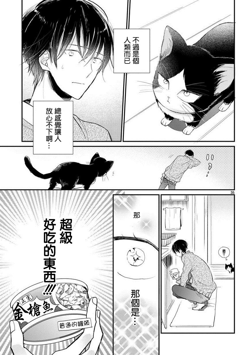 同居人时而在腿上、时而跑到脑袋上 第1话 第34页