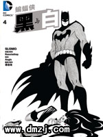 蝙蝠侠 黑与白封面海报