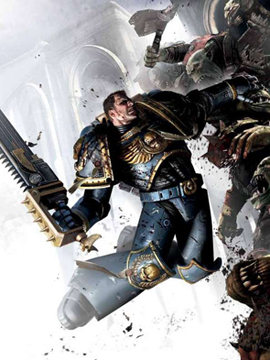 The Art Of Warhammer 40000 Space Marine封面海报