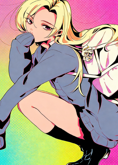 独白少年漫画封面