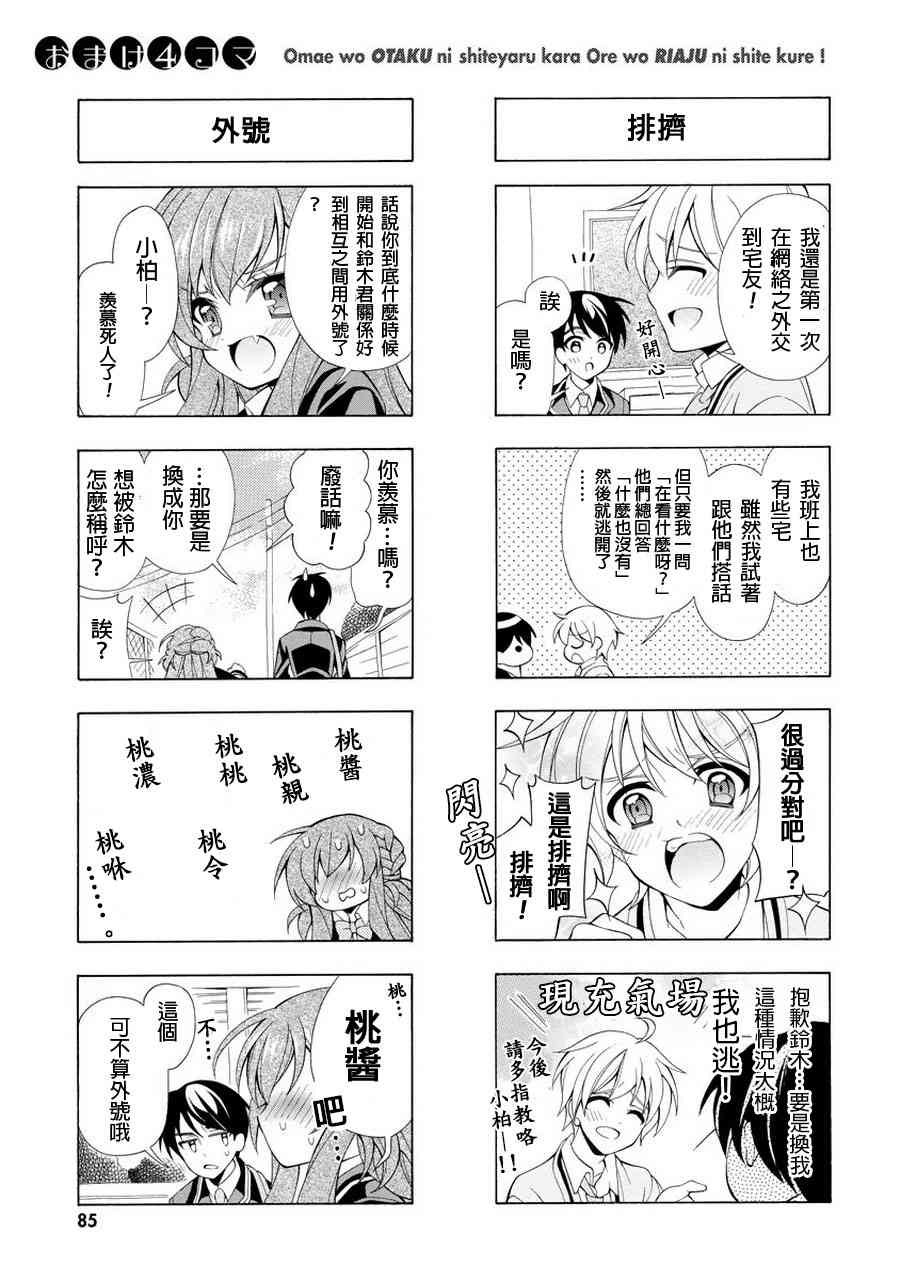 我会让你成为死宅的，把我变成现充吧！ 四格漫画集 第2页