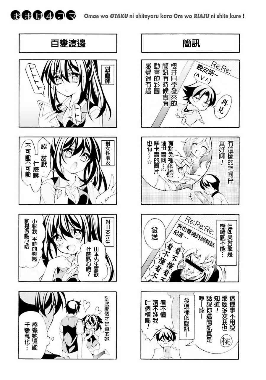 我会让你成为死宅的，把我变成现充吧！ 四格漫画集 第21页