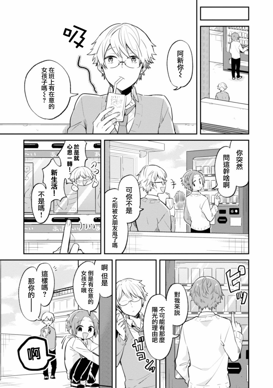 唯有侧颜映入我的眼中1话图