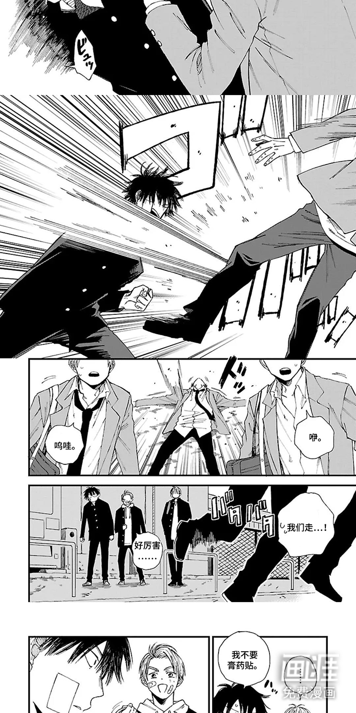我的暴力朋友漫画-图2