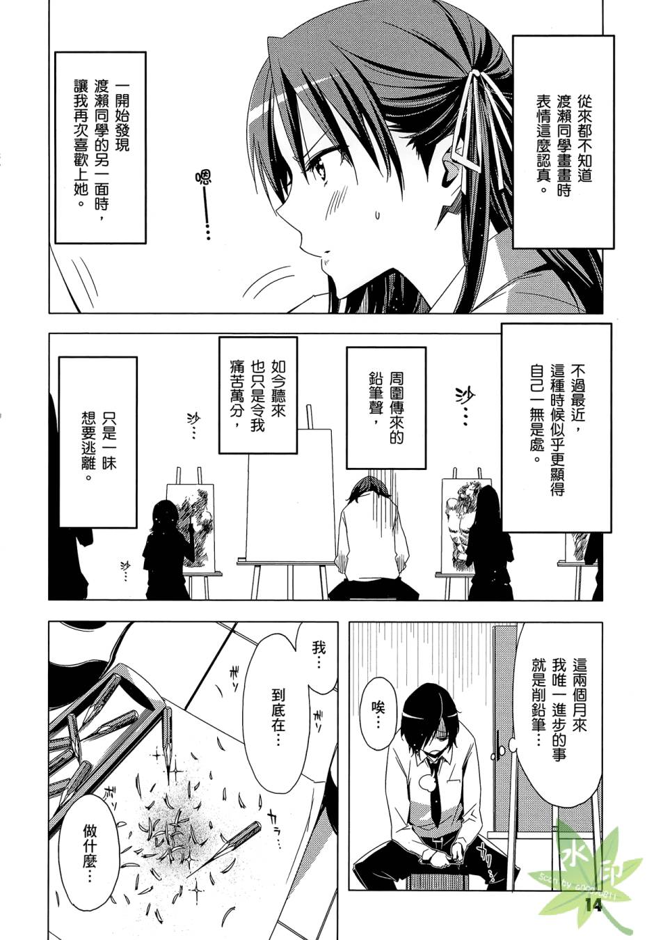 伪后宫美术班漫画-图15