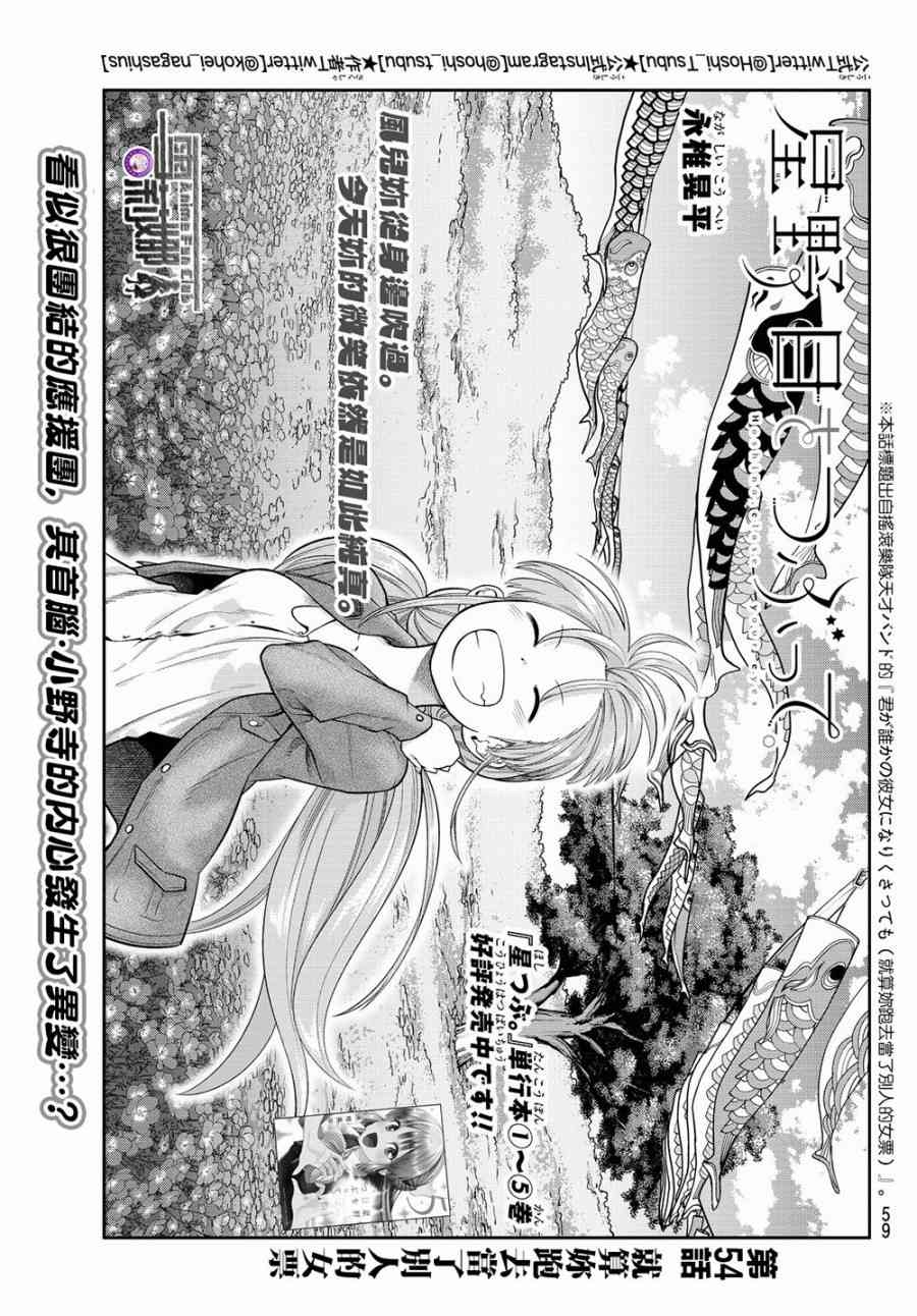 星野、闭上眼。54话图