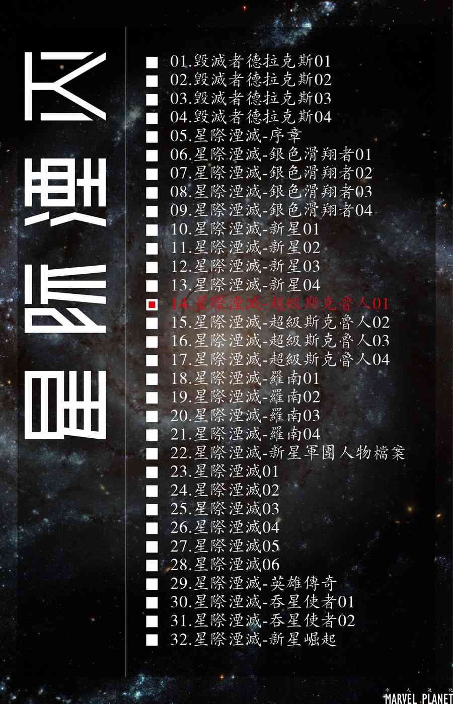 星际湮灭14卷图