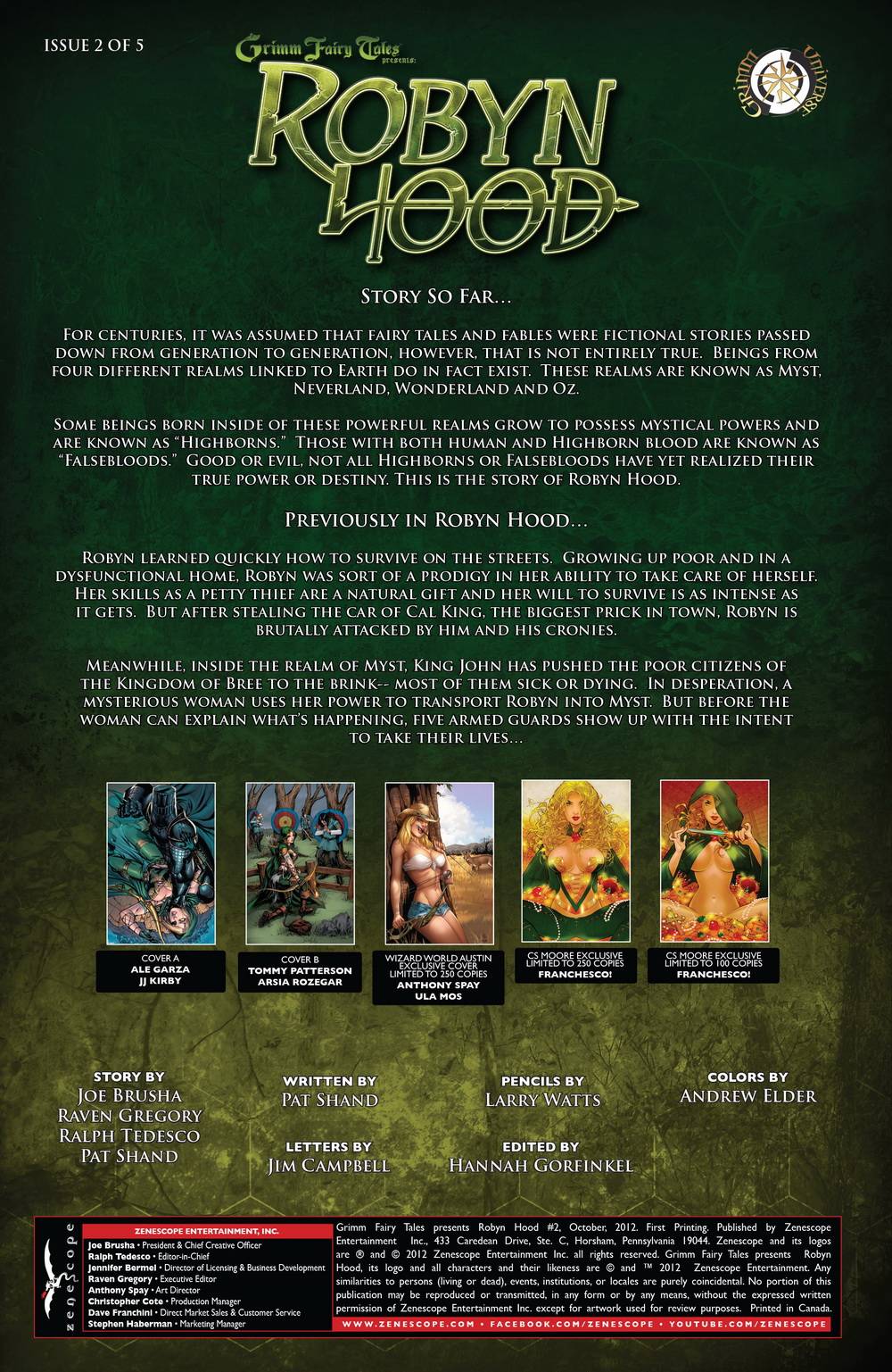 现代格林童话：罗宾汉第2卷图