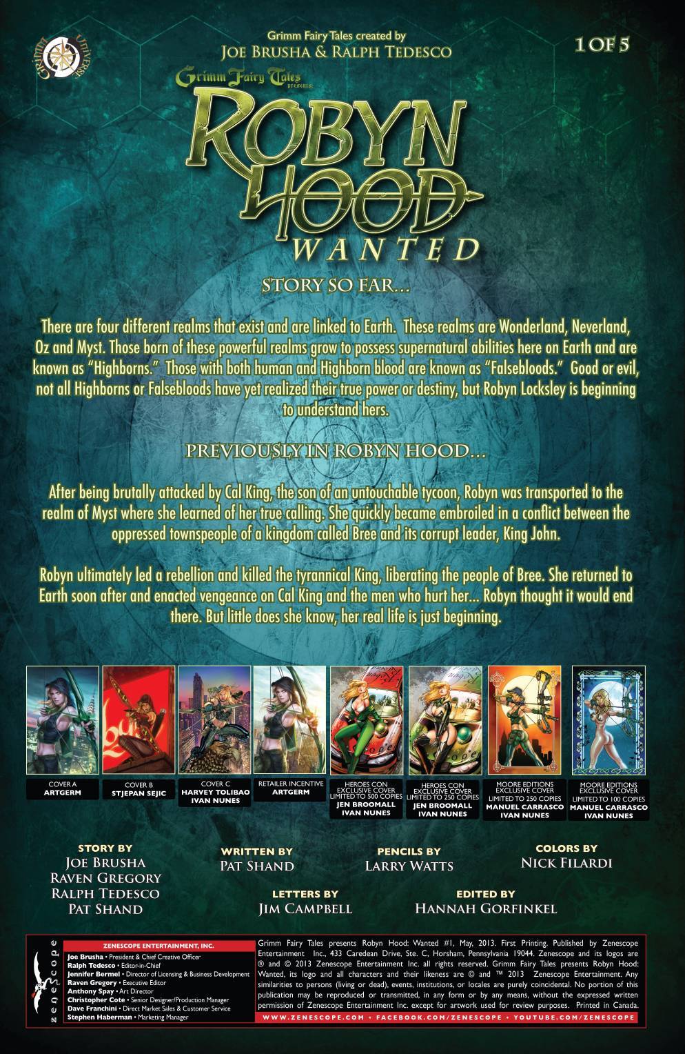 现代格林童话：罗宾汉v2第1卷图