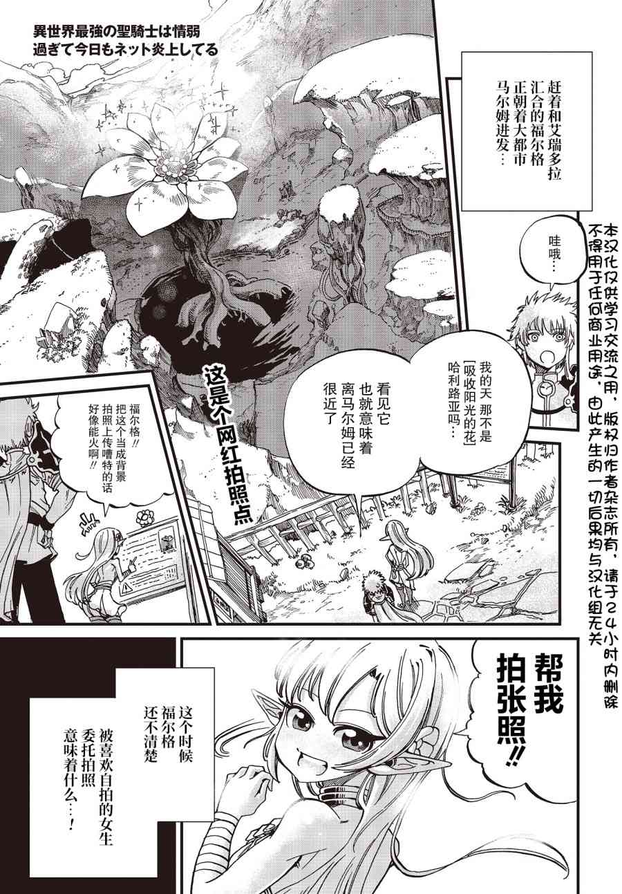 异世界最强的圣骑士因过分落伍今天也在网上引发了炎上~未关注发言不好意思~11话图