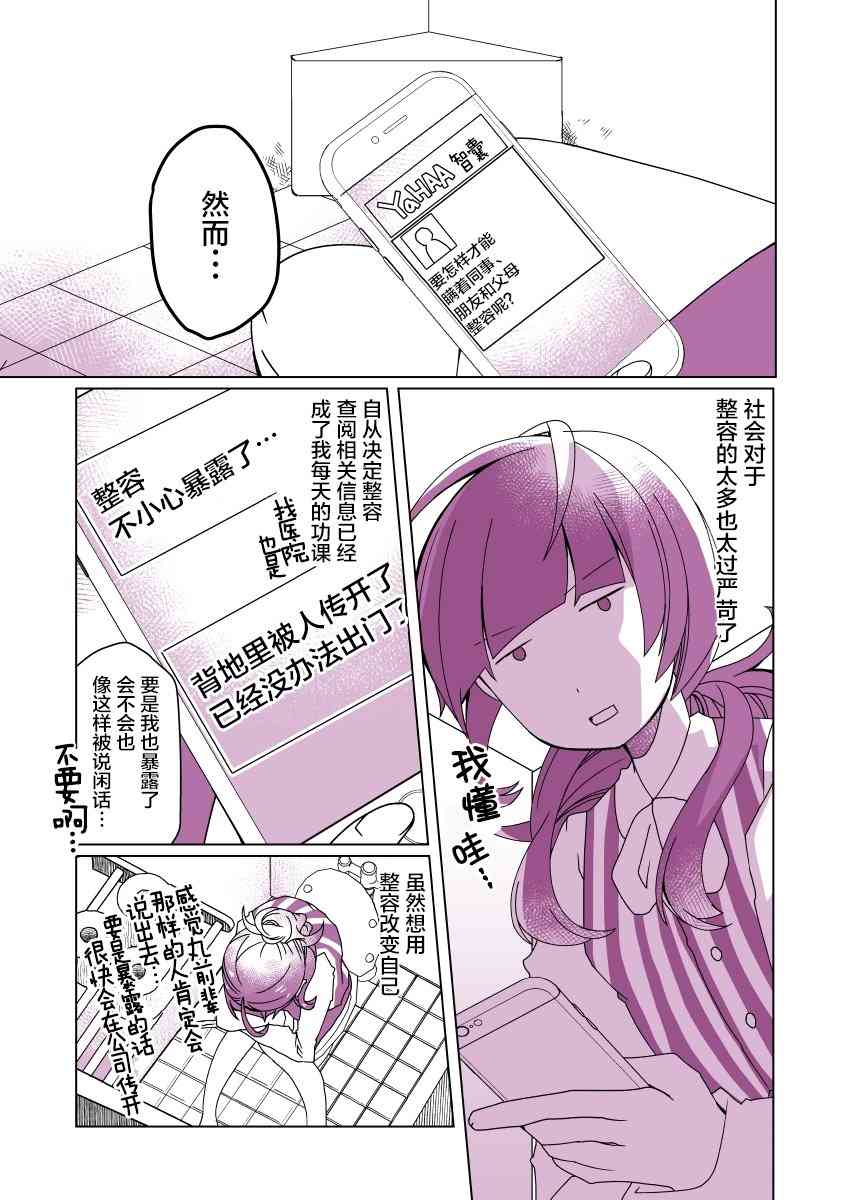 因为太讨厌自己的脸，我整了容5话图