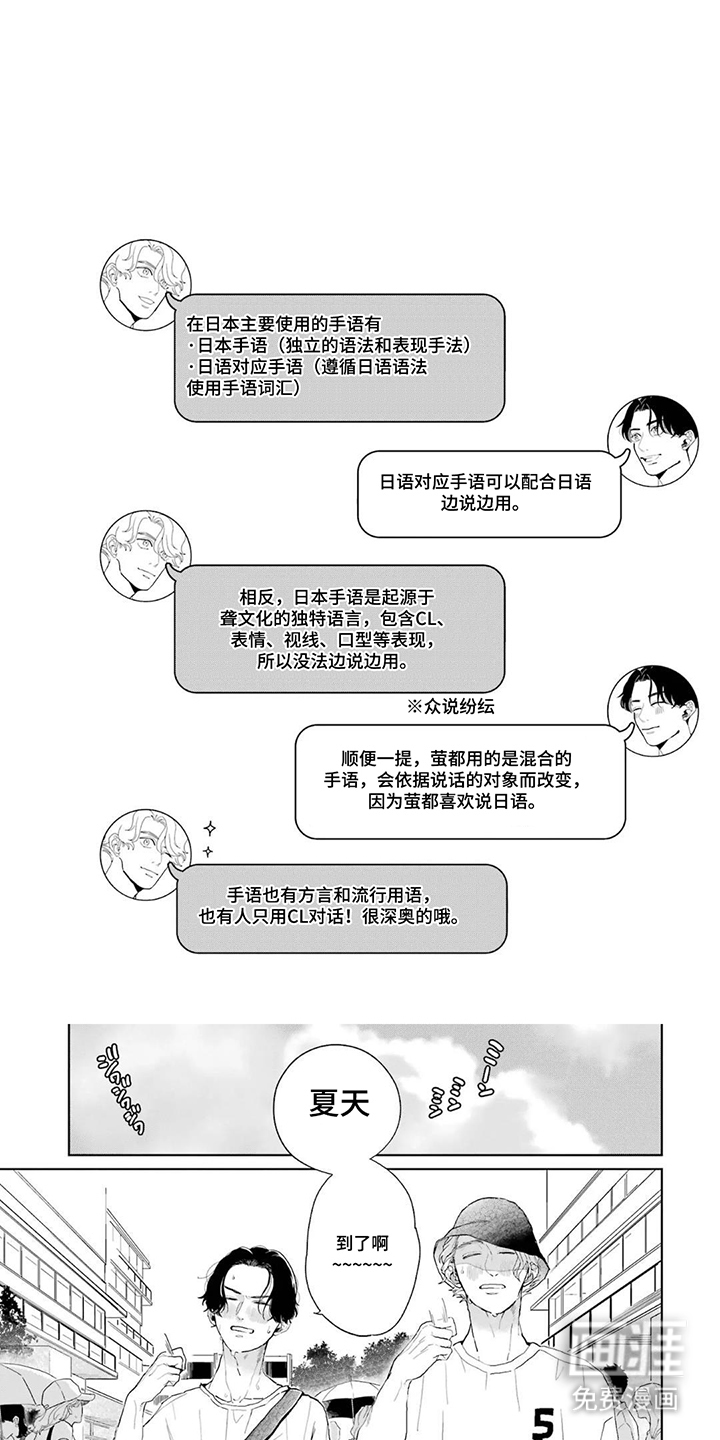 用眼睛聆听心跳漫画-图0