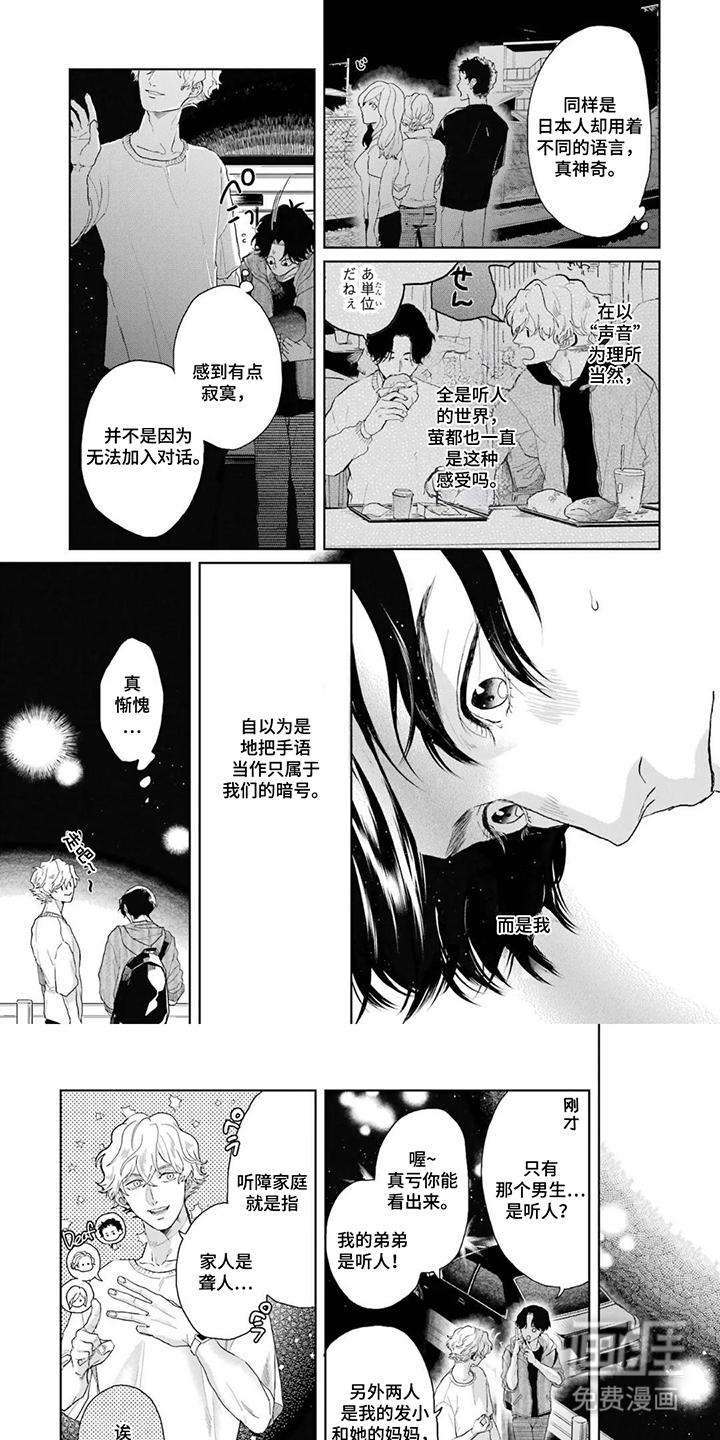 用眼睛聆听心跳漫画-图0