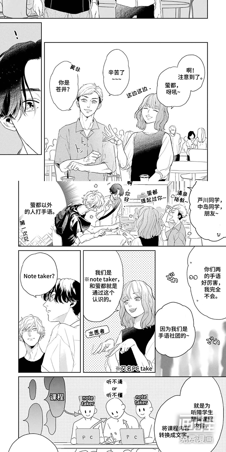 用眼睛聆听心跳漫画-图6