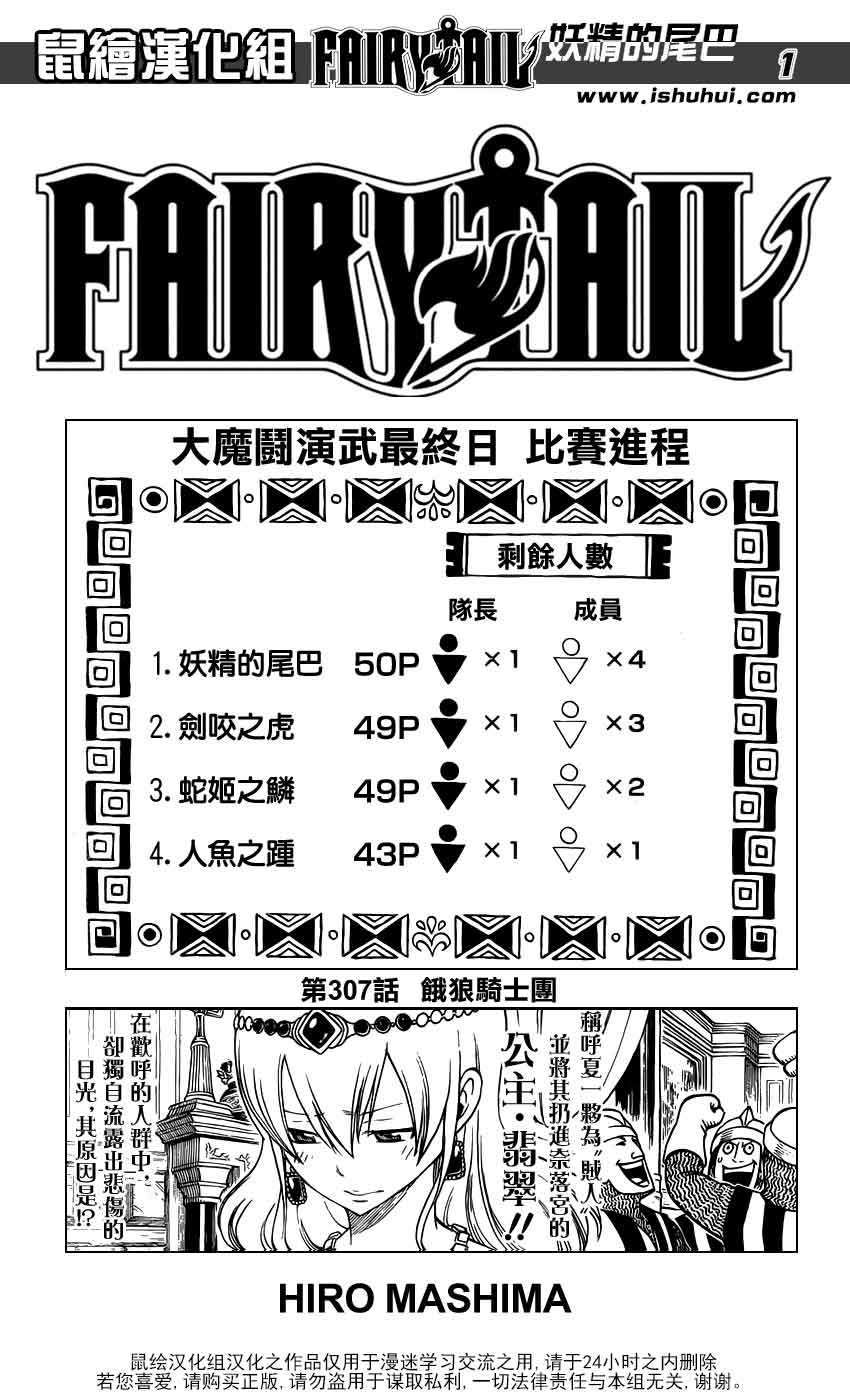 妖精的尾巴 第307话 第0页