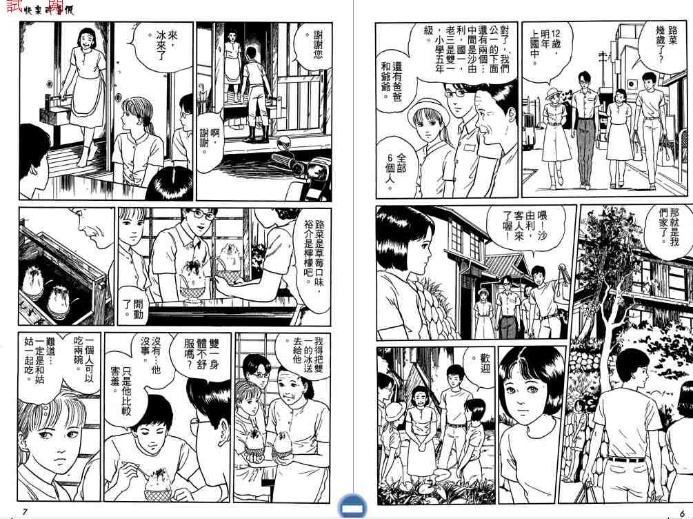 伊藤润二恐怖漫画精选第5卷图