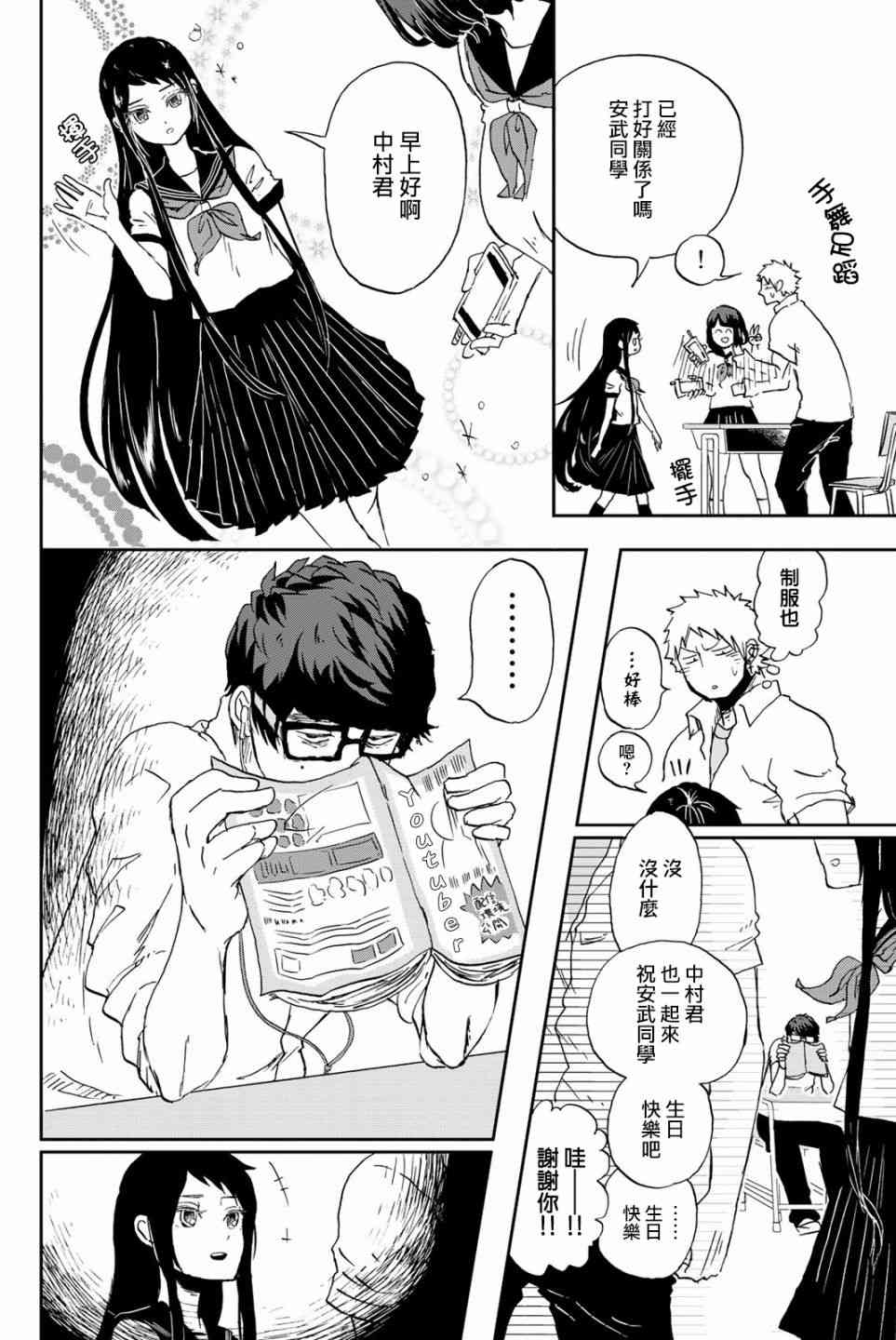 中村君的金发很柔软5话图