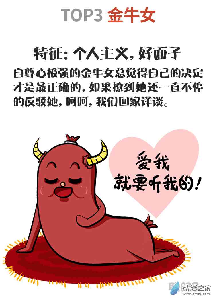 职肠子－哪些星座的女同事你撩不起 1话 第3页