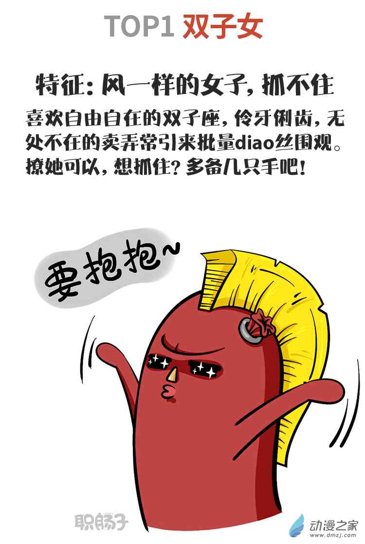 职肠子－哪些星座的女同事你撩不起 1话 第5页