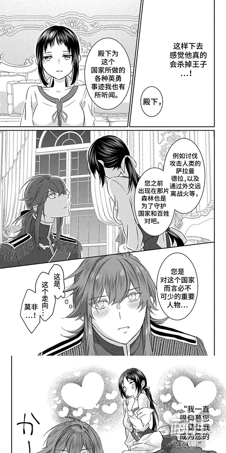 转生后被皇子溺愛第9话图