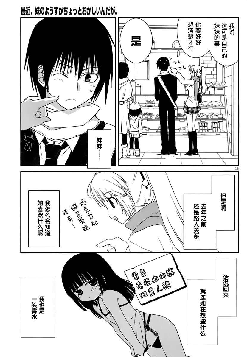 最近、我的妹妹有点怪。 第11话 第17页
