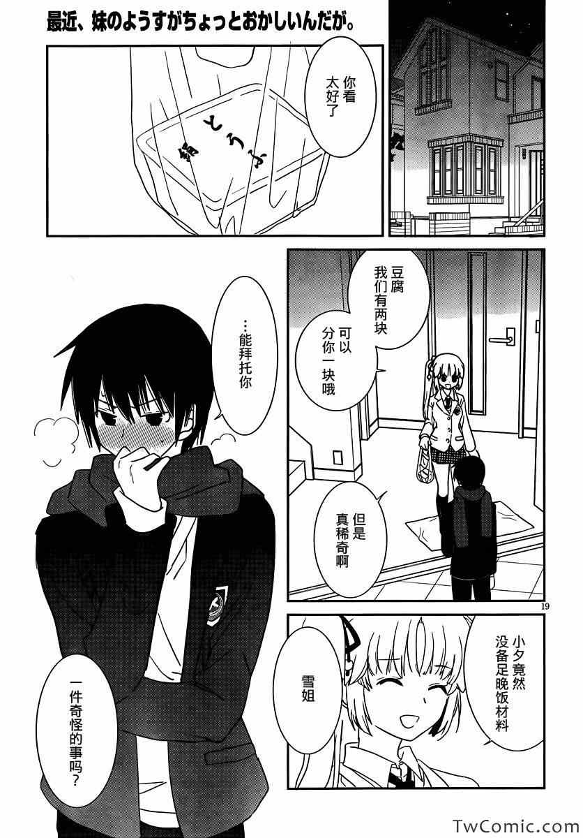 最近、我的妹妹有点怪。 第28话 第20页