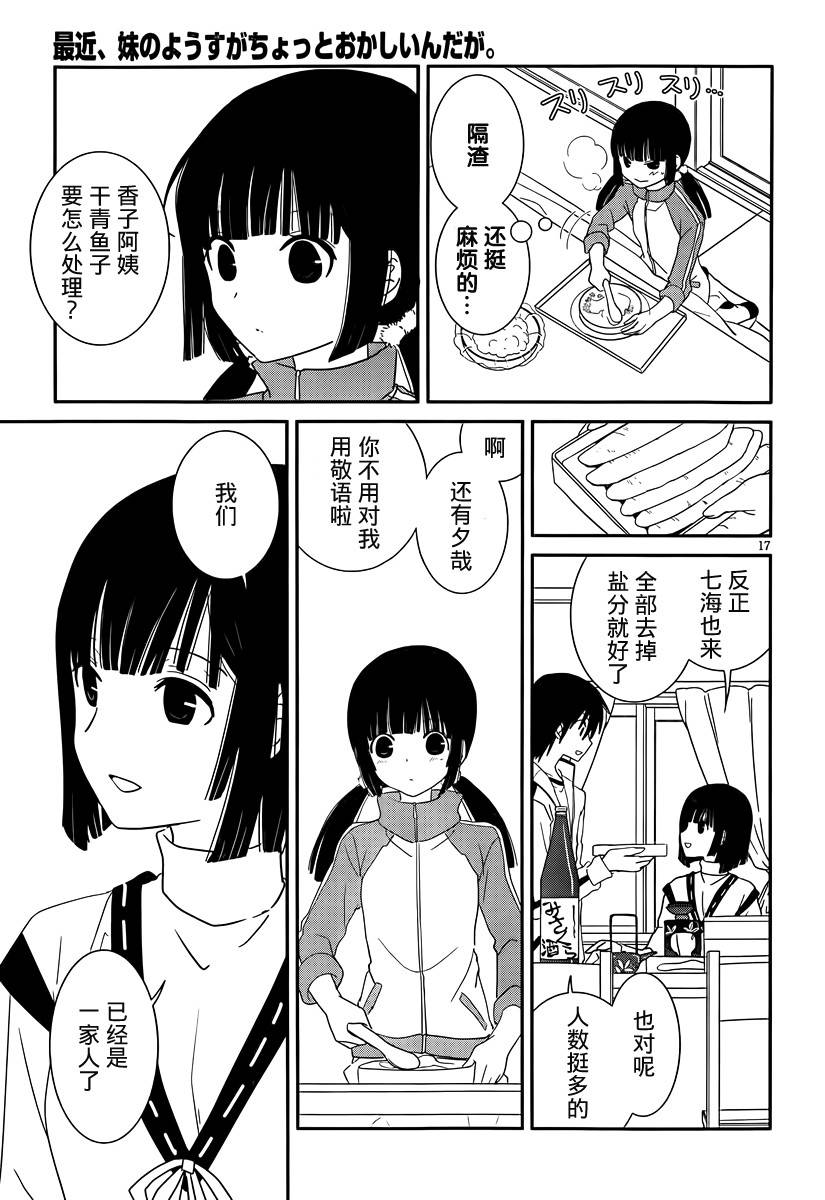 最近、我的妹妹有点怪。 第36话 第17页