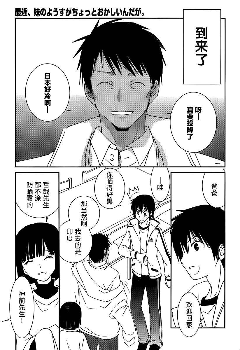 最近、我的妹妹有点怪。 第37话 第8页