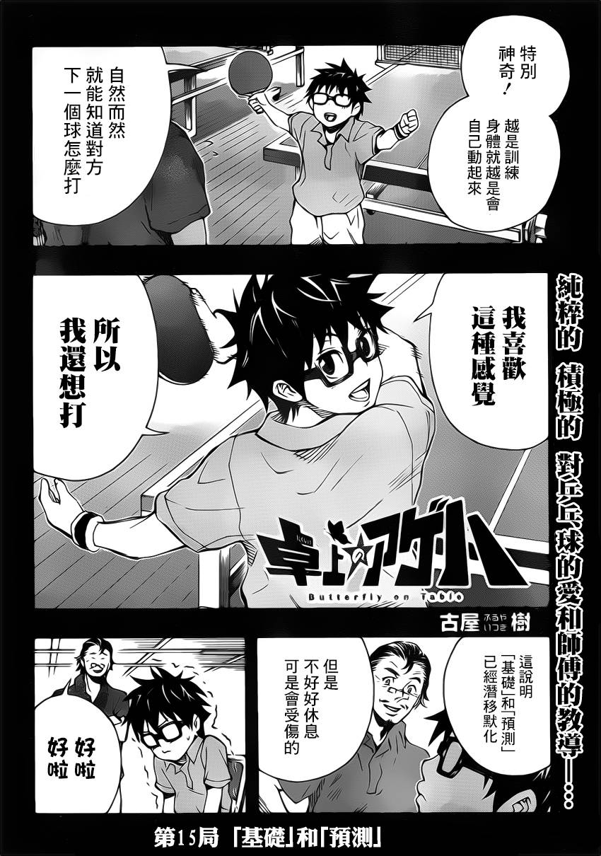 桌上的凤蝶 第15话 第1页