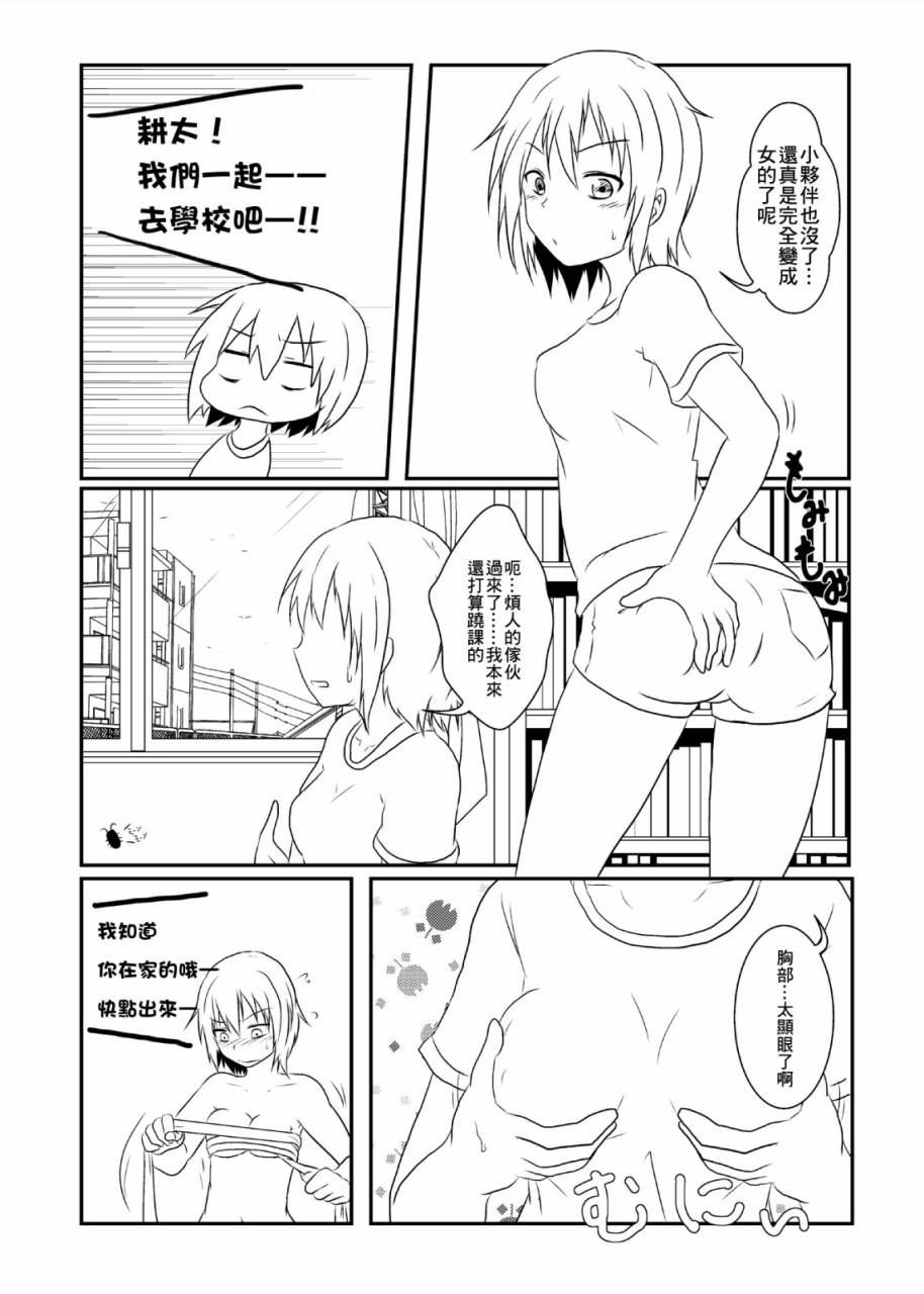 早上起来变女学生全1话图