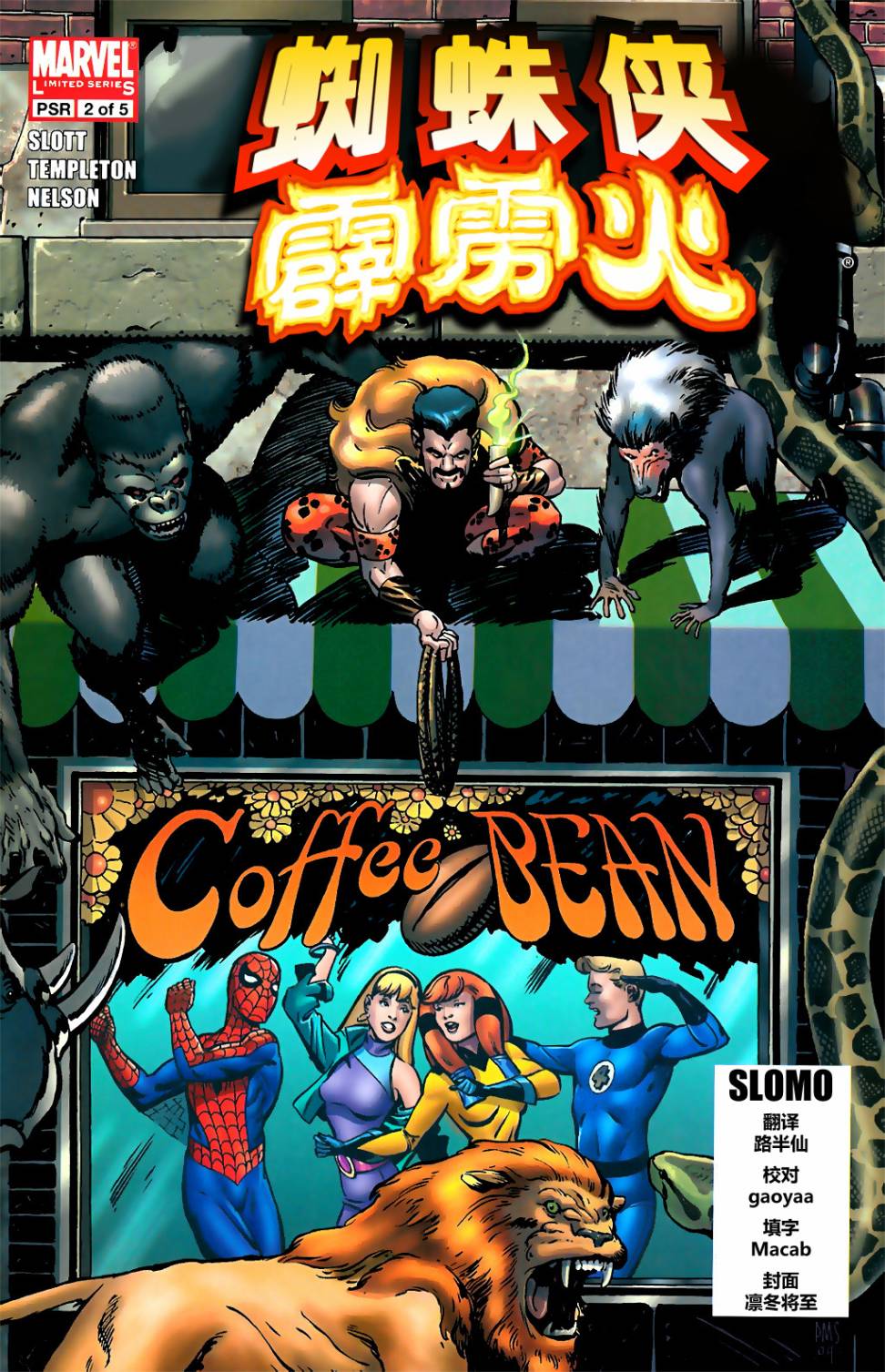 蜘蛛侠与霹雳火第2卷图